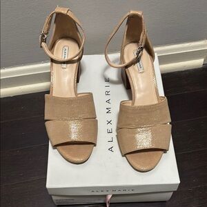 Alex Marie Mading Nova Nude sandals. Like new 
#20